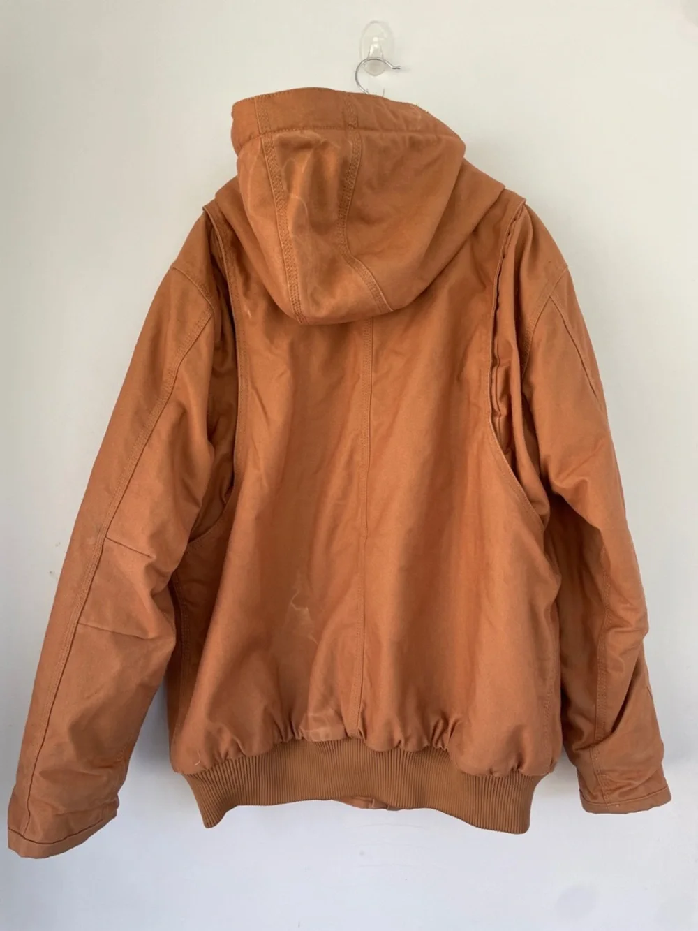 Eddie Bauer Hooded Rugged Field Jacket in Rust
